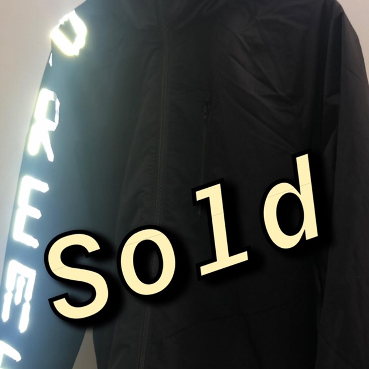 Supreme digital logo track jacket Black Brand Depop