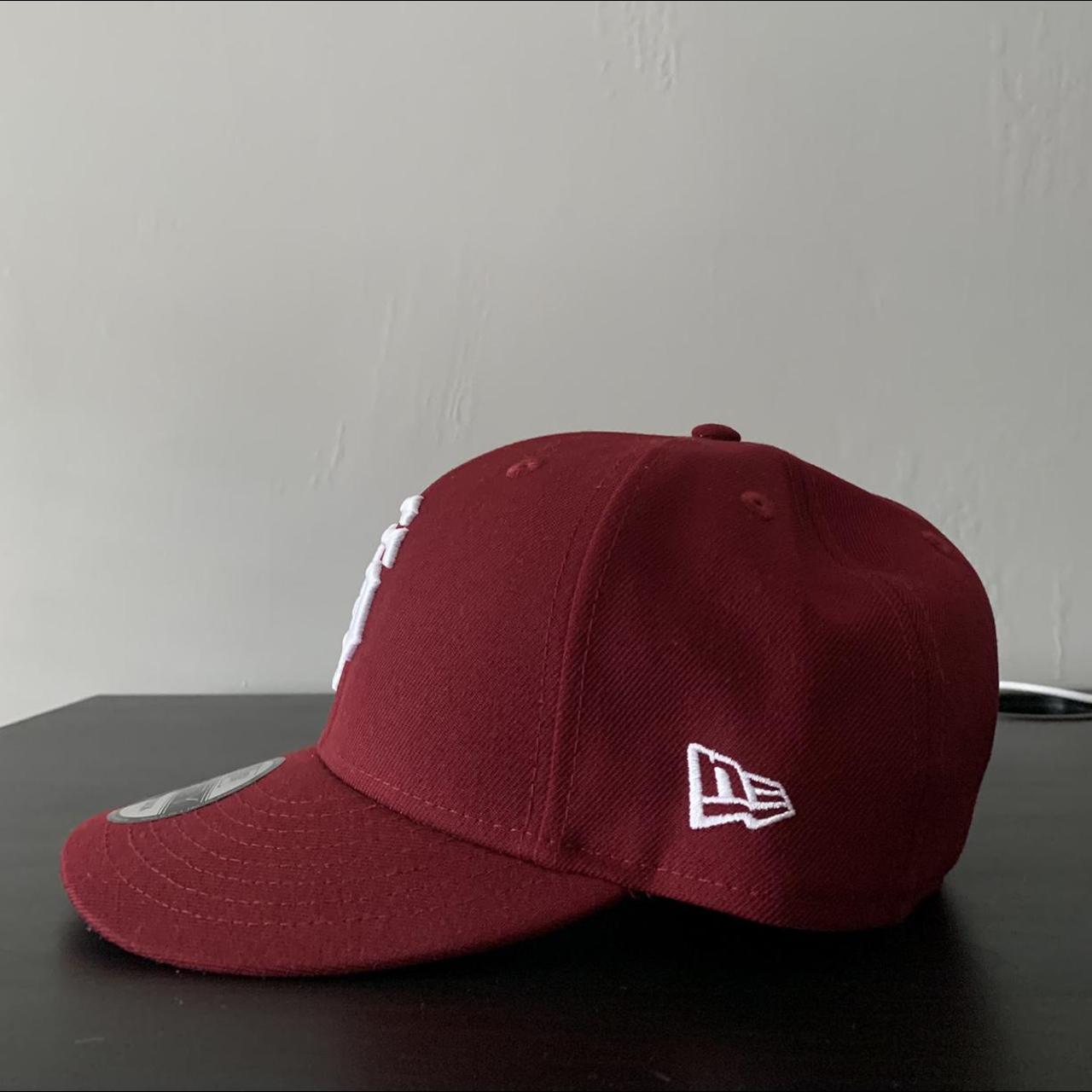 Red Burgundy Era 59fifty SF snapback hat Brand new... - Depop