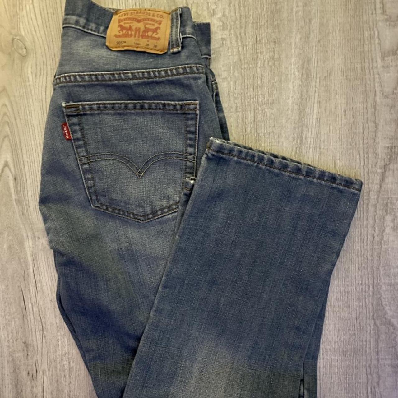 levi’s 505 mom jeans fits size 0-2 super good... - Depop