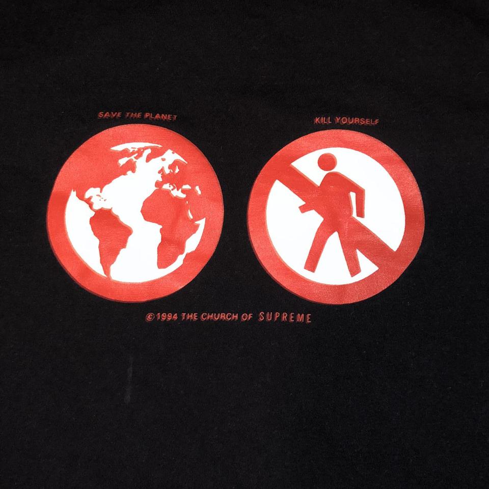 supreme save the planet tee