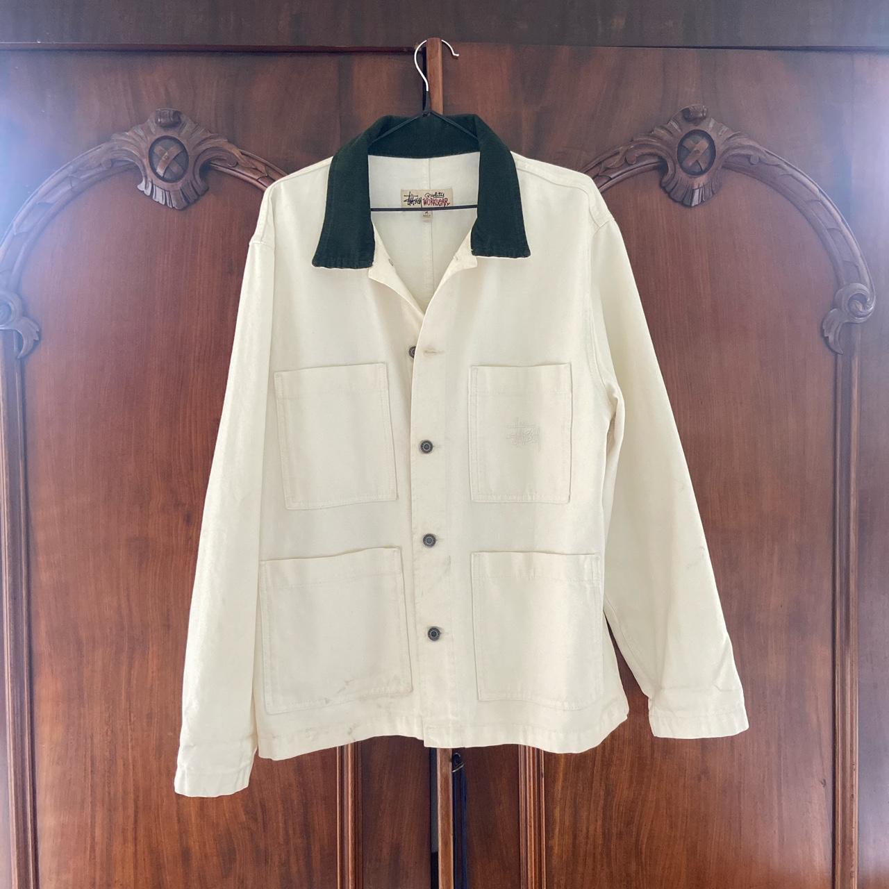 Stussy S talk melton varsity jacket Fall 22” drop... - Depop