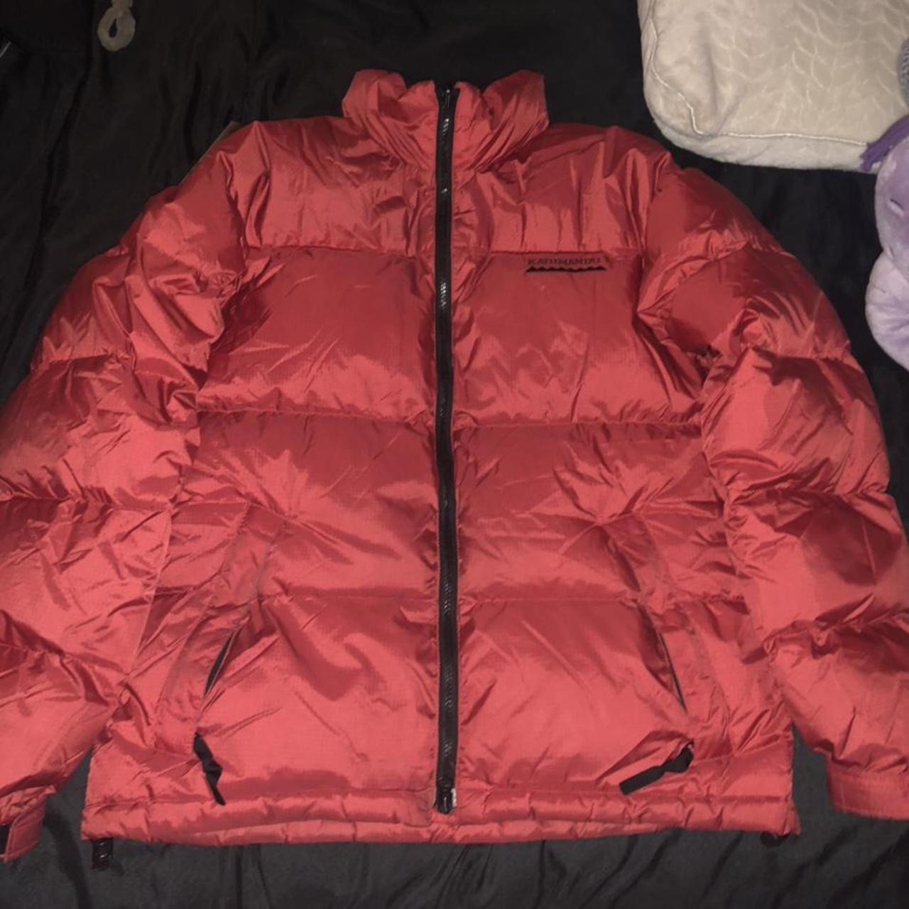 kathmandu pink puffer jacket