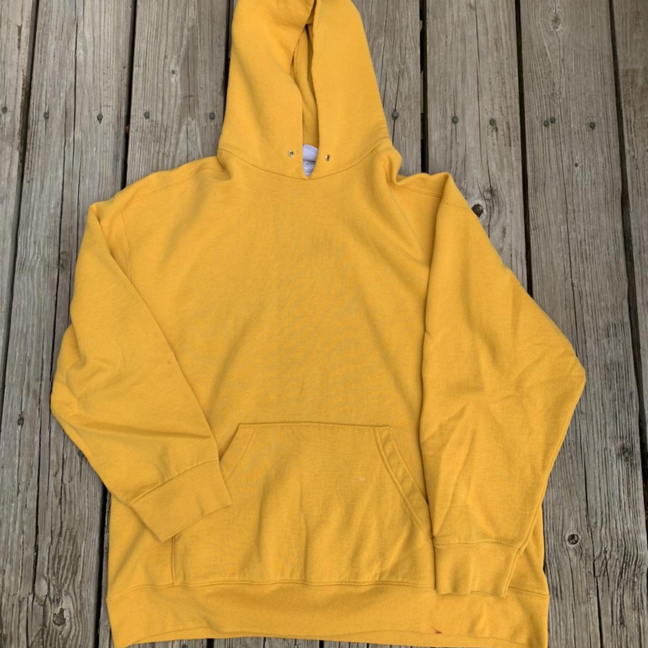 Fruit of the deals loom yellow hoodie