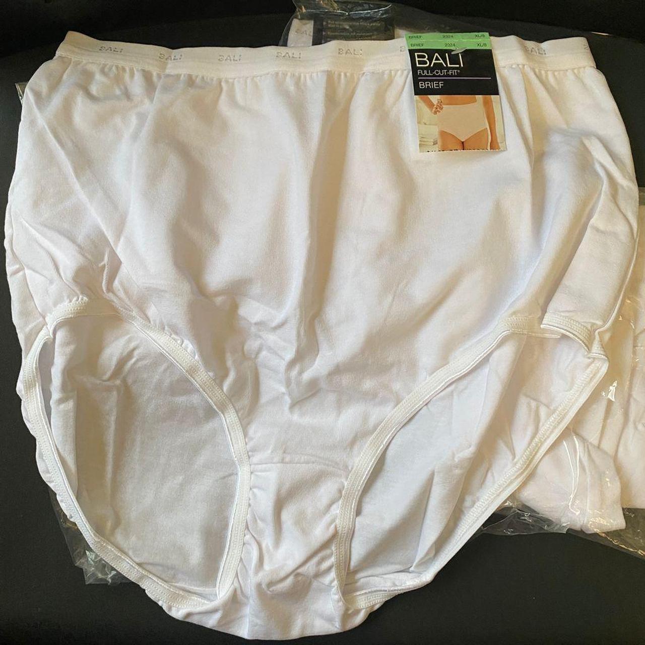 Bali Full Cut Fit White NWT Brief, Lot of 4, Style... - Depop
