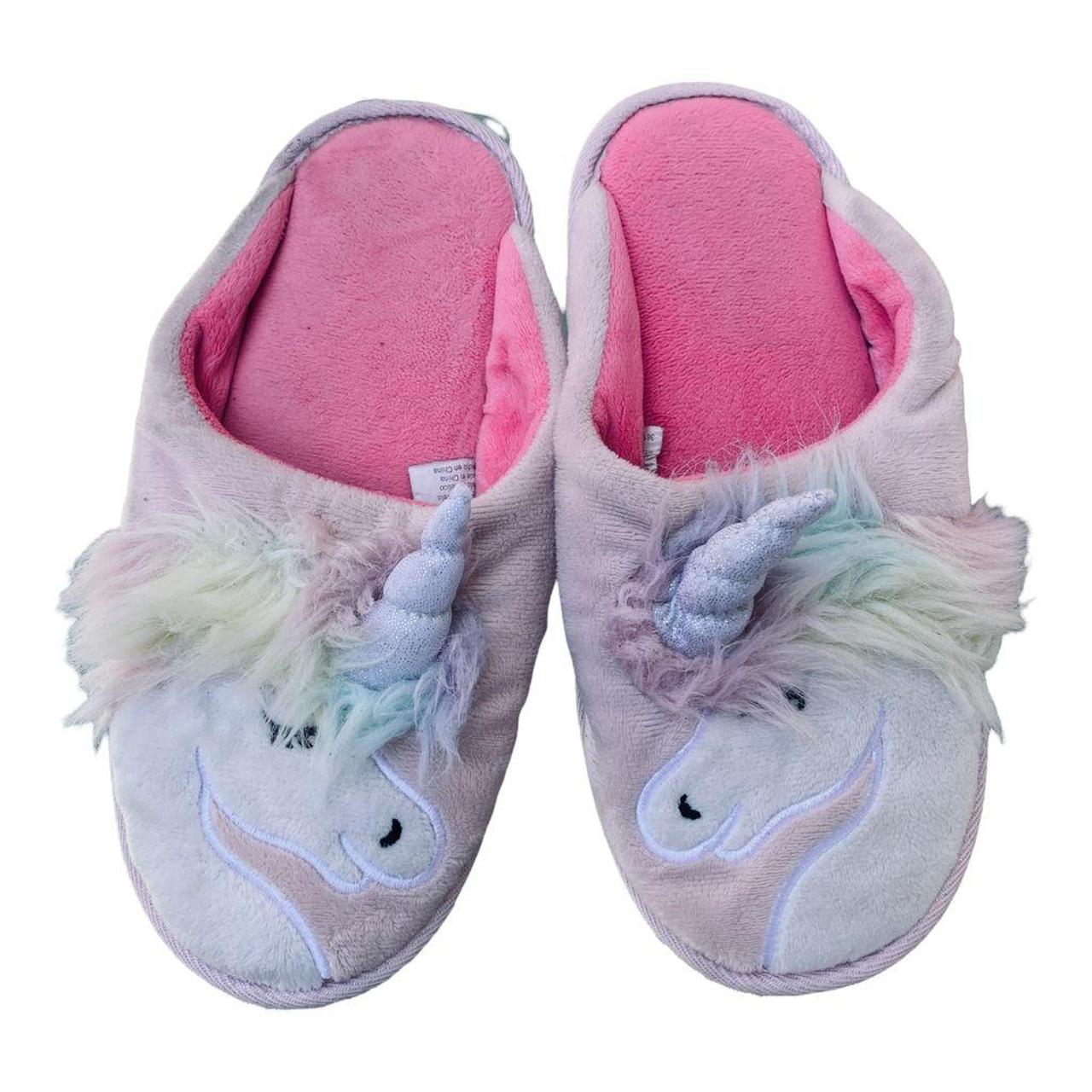 Unicorn slippers clearance size 5