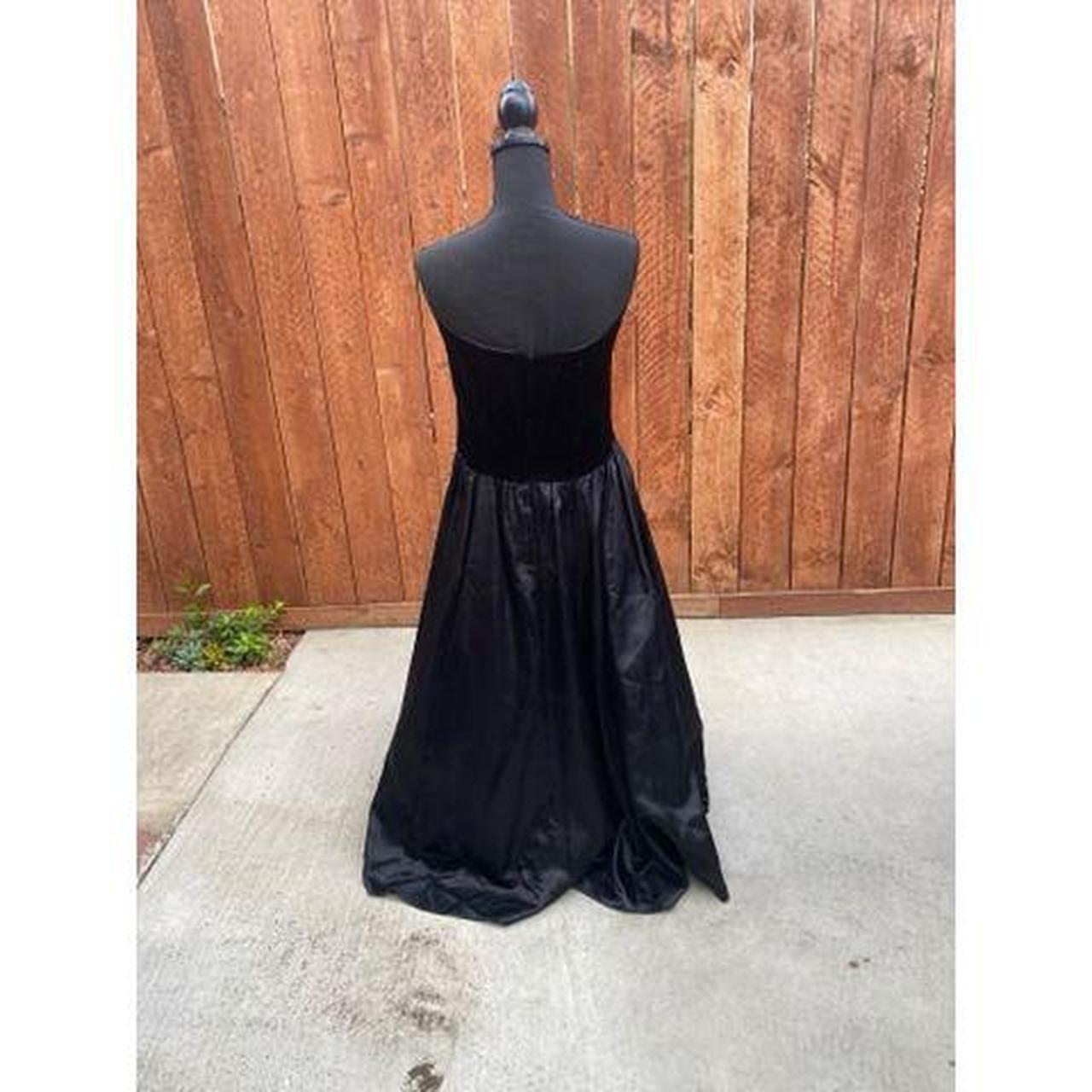 Gunne Sax Black Dress (2)