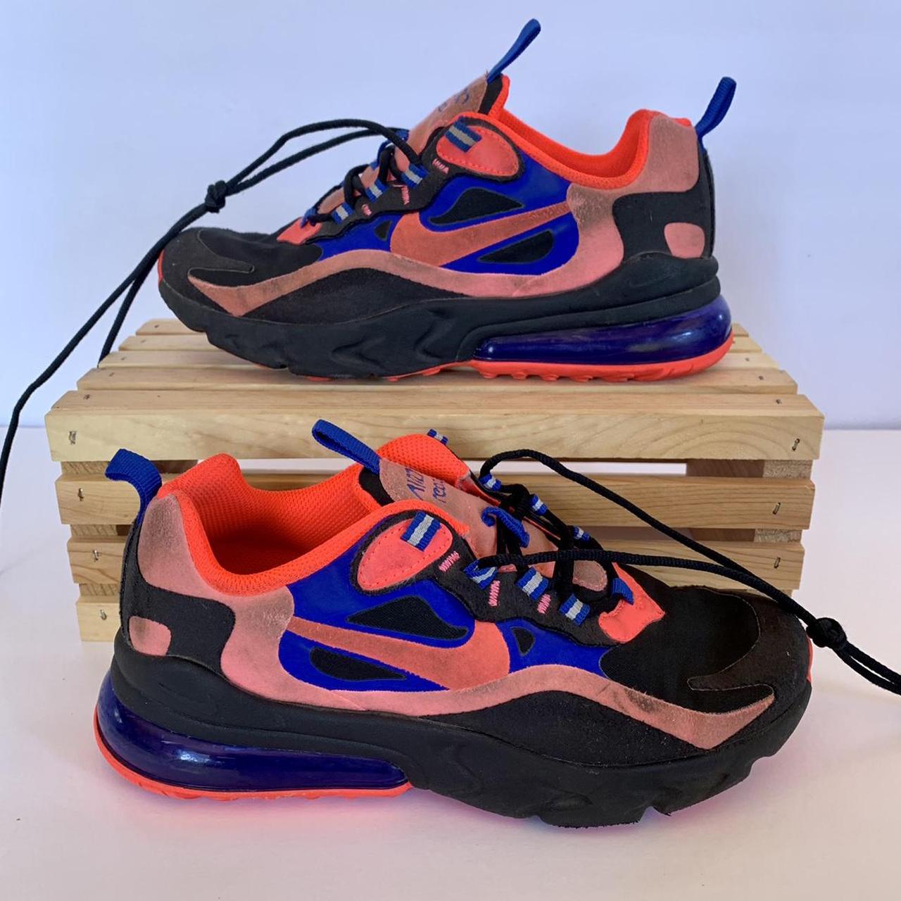 nike react 270 pink and black