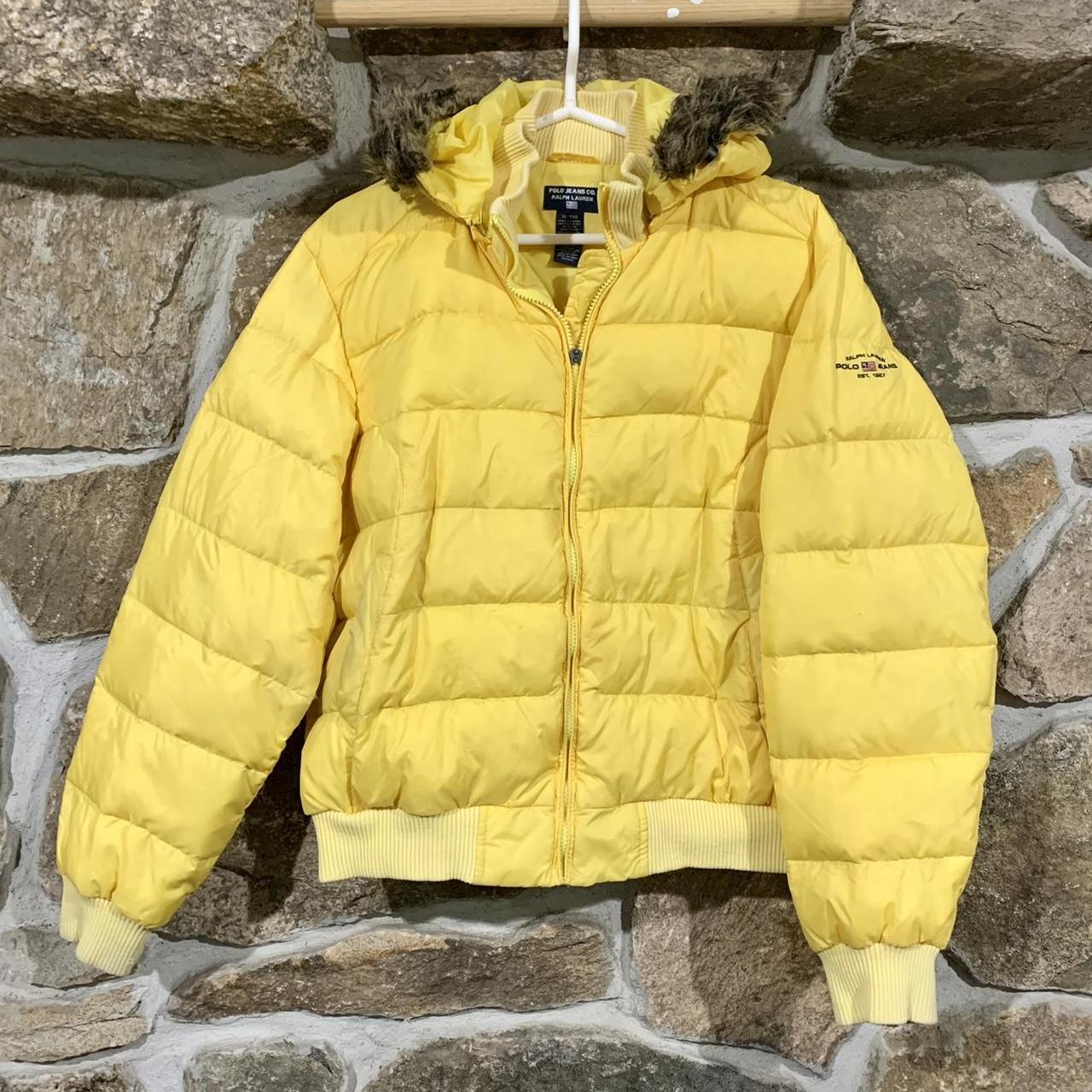 Ralph lauren best sale yellow puffer jacket