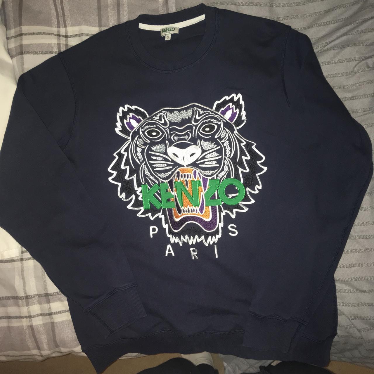 Navy kenzo best sale jumper