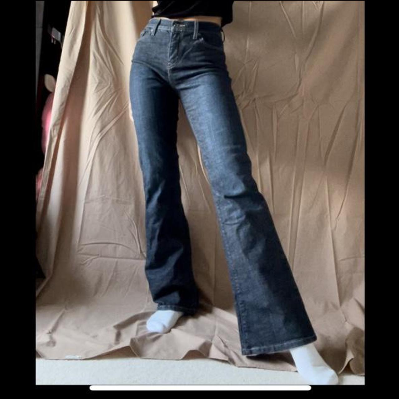 00-s-levi-s-dark-wash-bootcut-jeans-with-cute-fold-depop