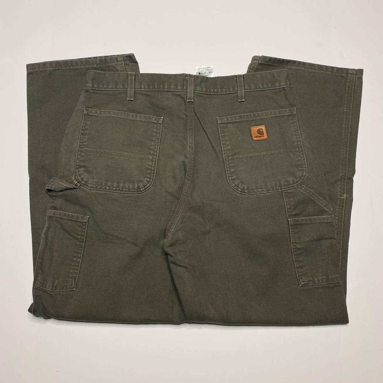 carhartt carpenter pants green