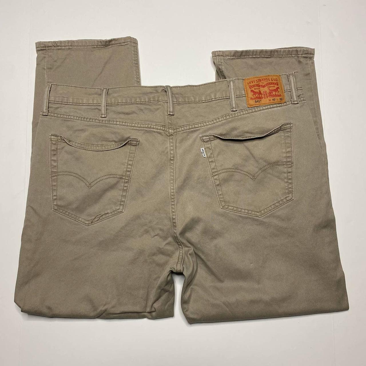 levis 541 athletic taper khaki