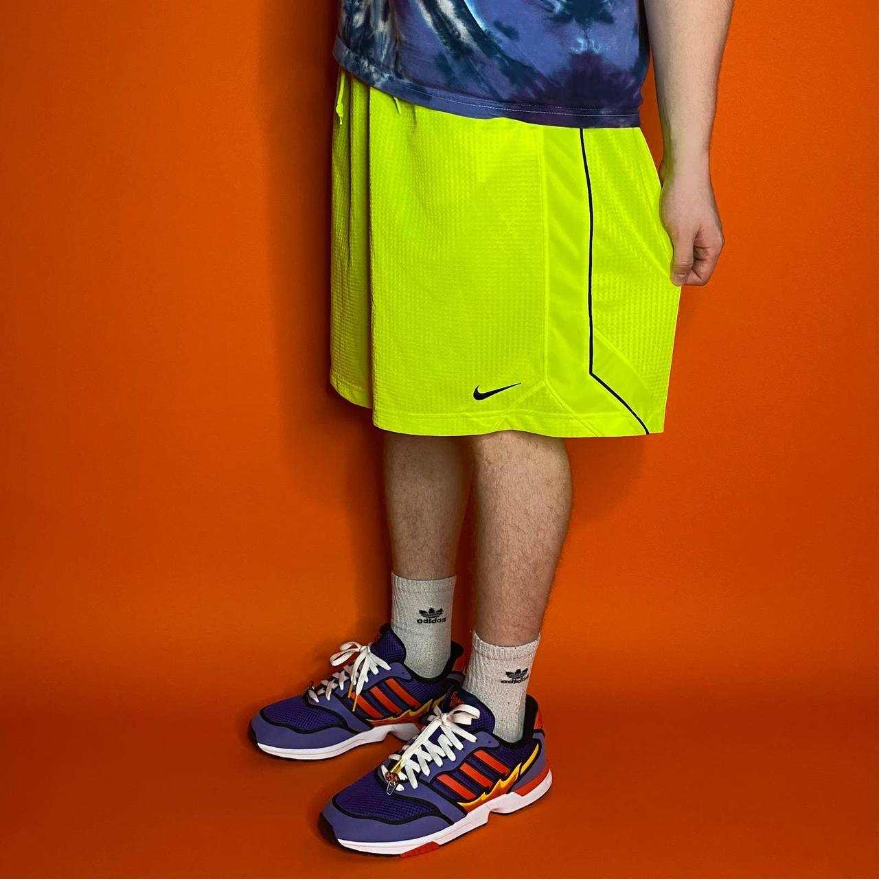 neon yellow nike shorts