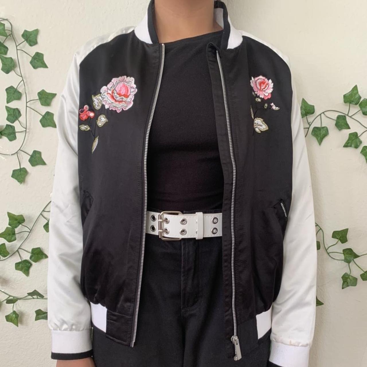 Members Only Women's Black and White Jacket