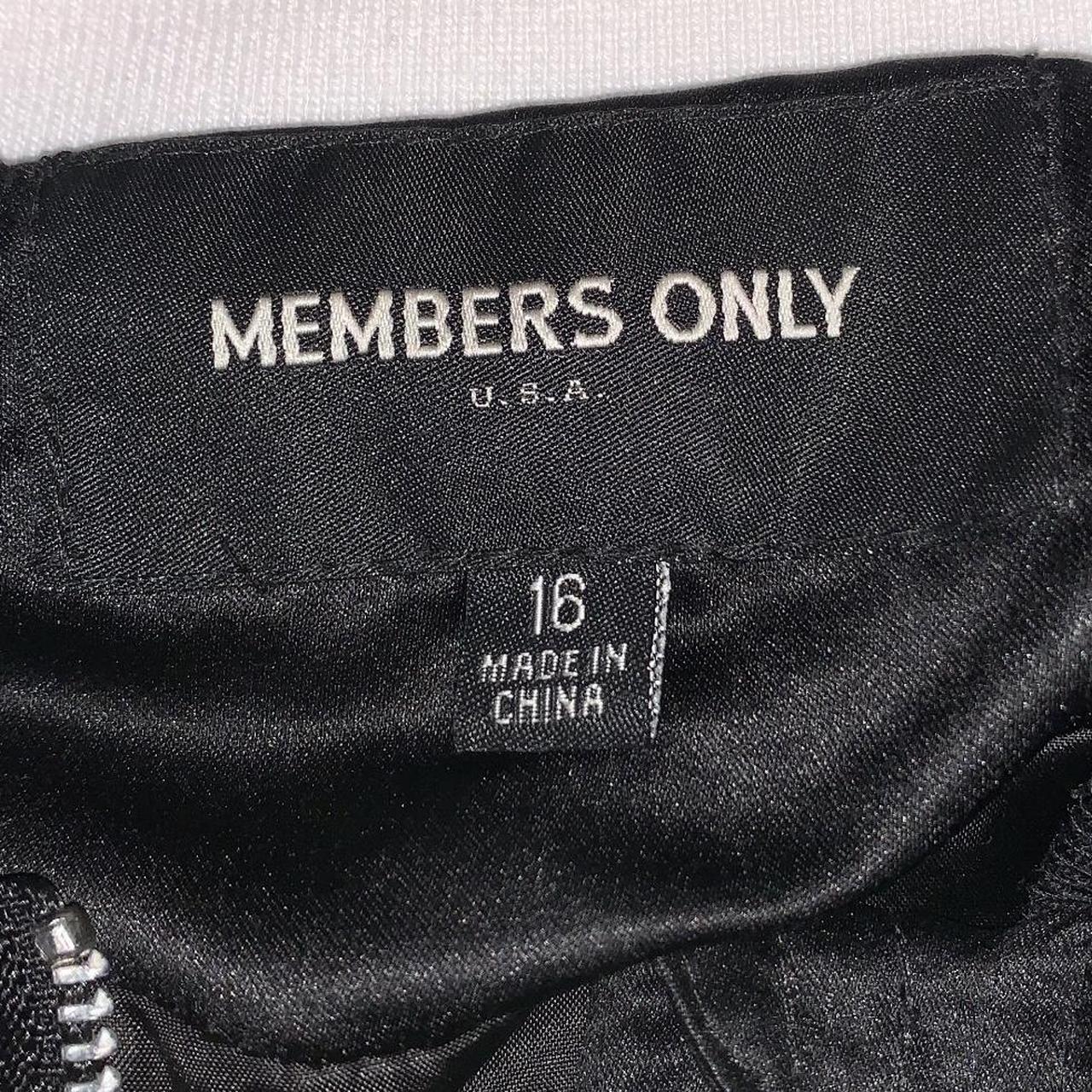 Members Only Women's Black and White Jacket (4)