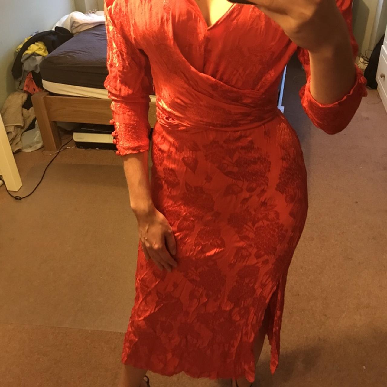 Zara trafaluc red sales dress