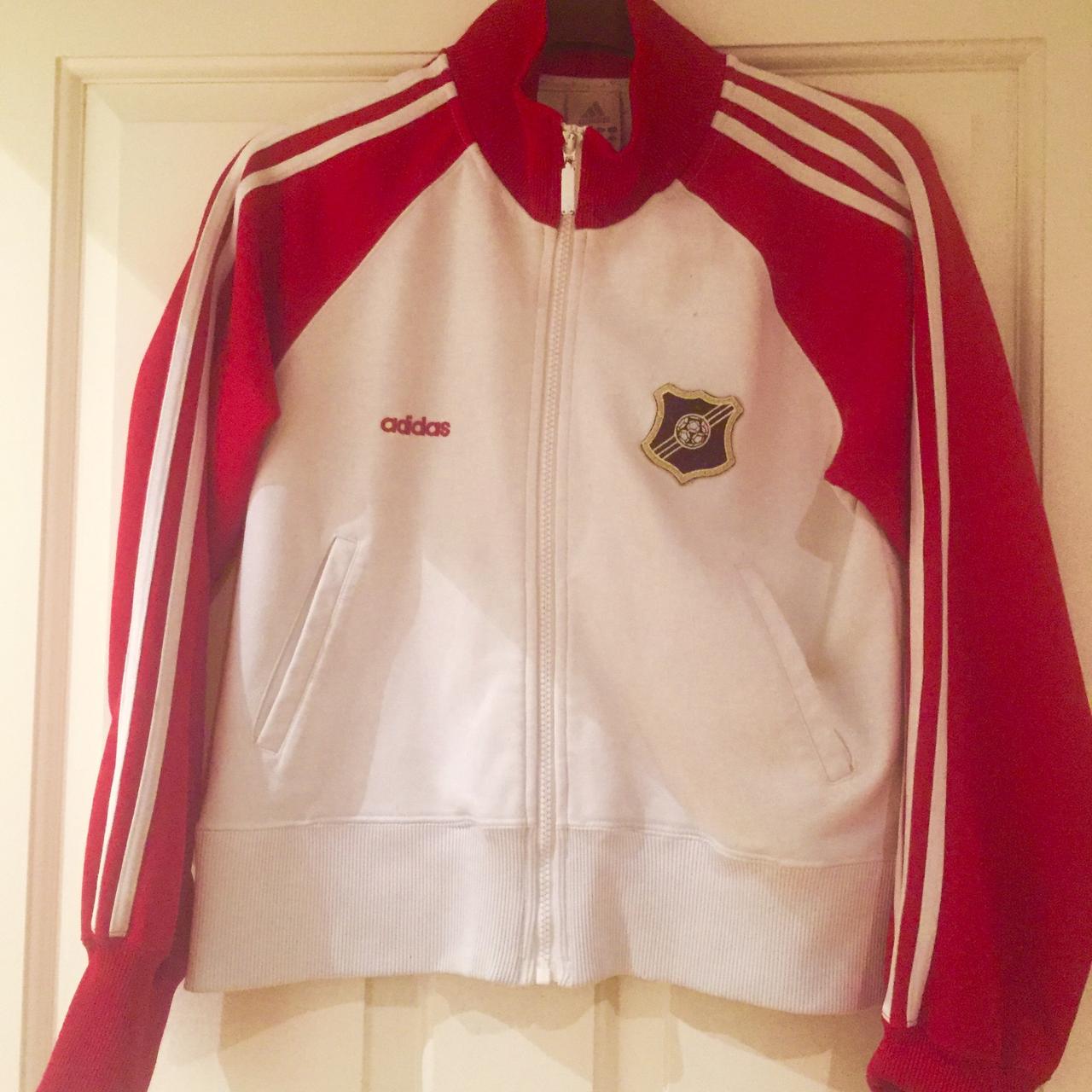 Vintage adidas hot sale tracksuit jacket