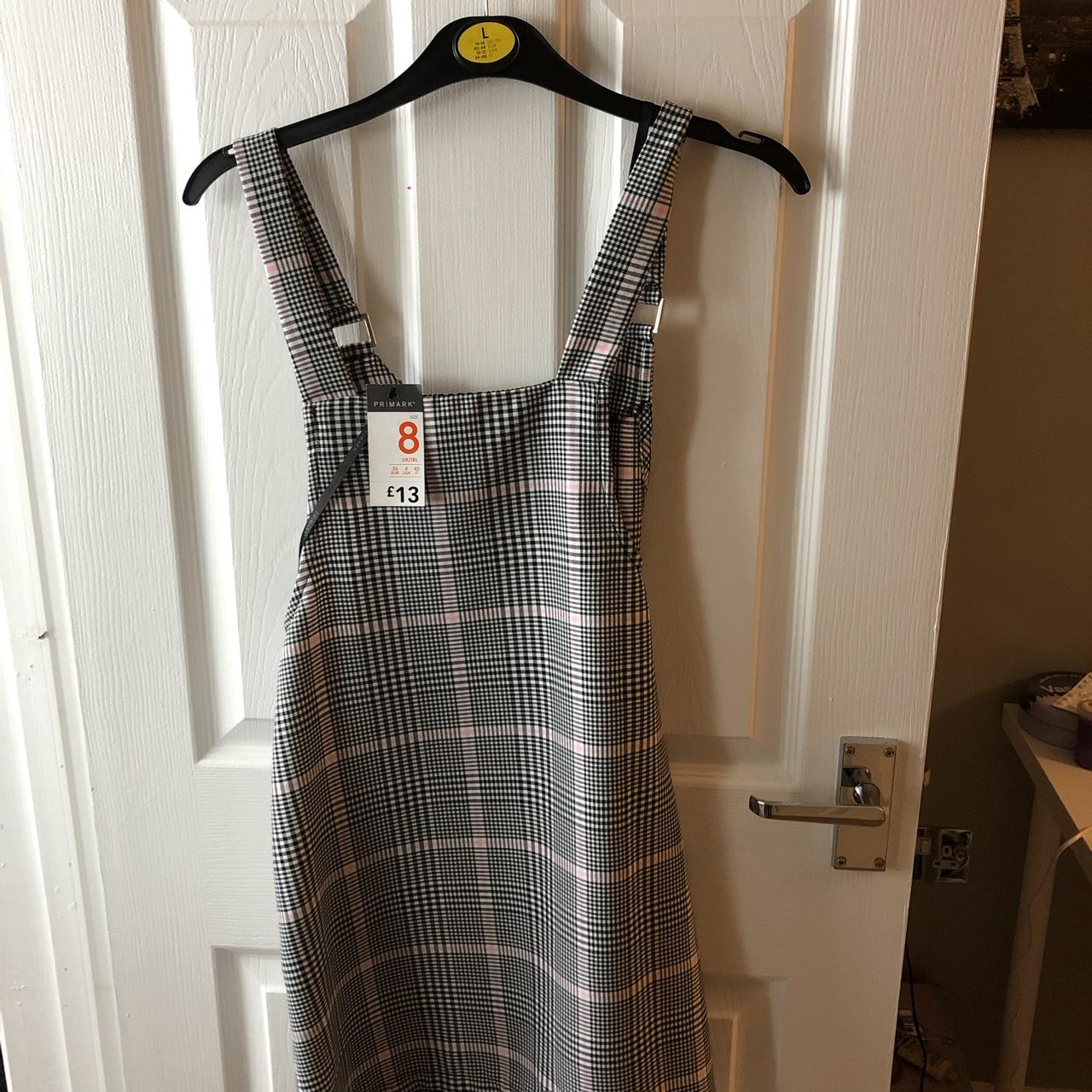 Check pinafore best sale dress primark