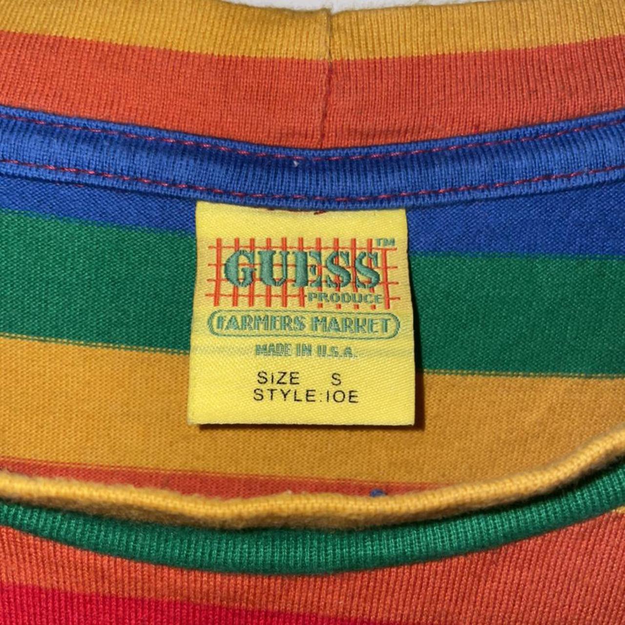 Guess farmers clearance market rainbow shirt