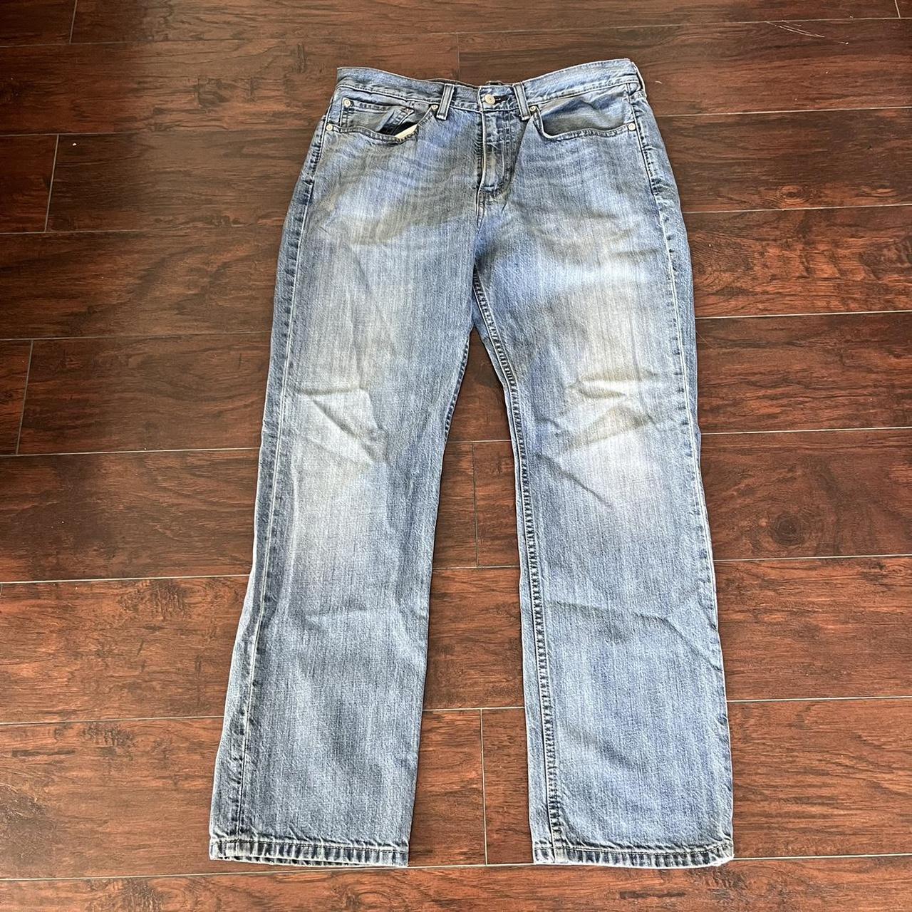 Levi’s 514 straight fit light wash denim Good... - Depop