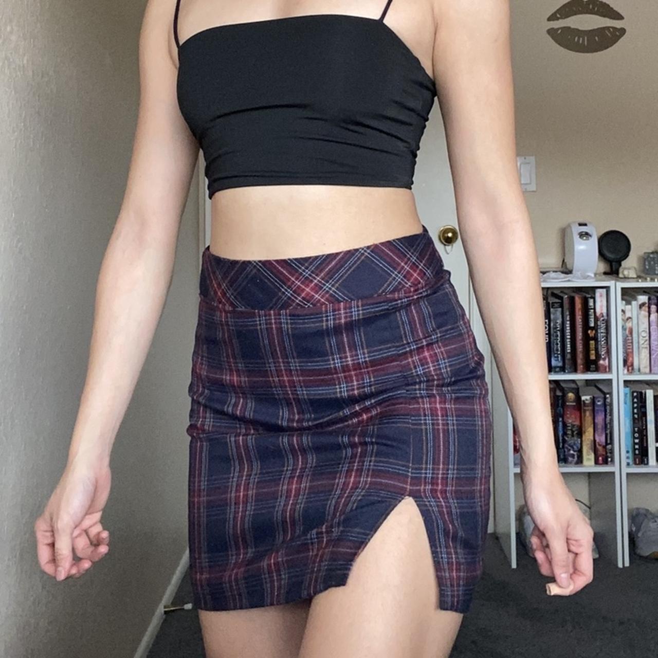 Plaid pencil skirt forever 21 hotsell