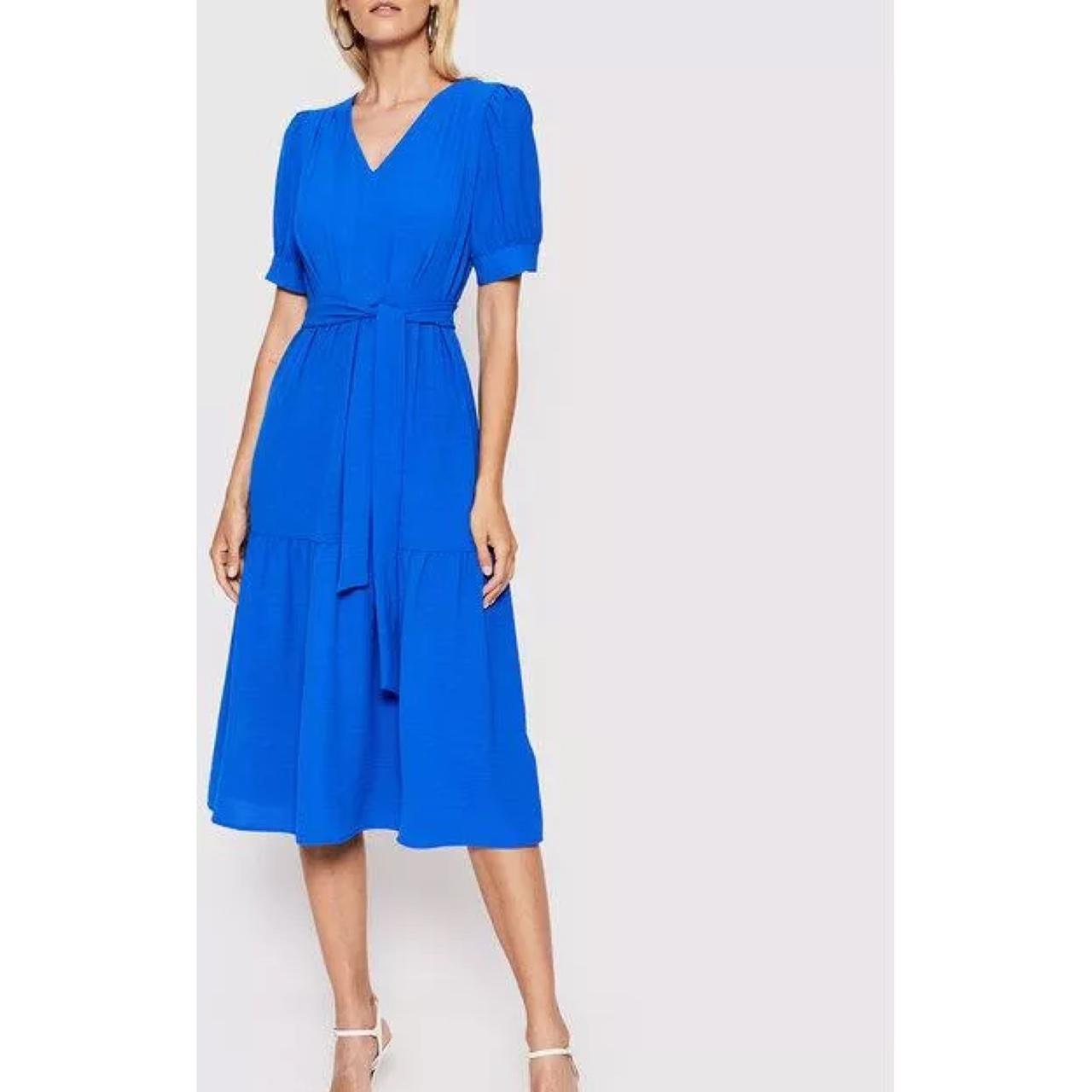 DKNY Women's Blue Dress | Depop