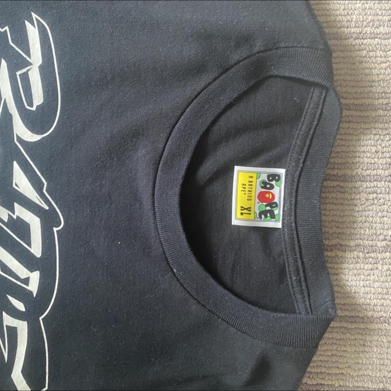 Black A Bathing Ape (BAPE) sweatshirt. Bought as an... - Depop