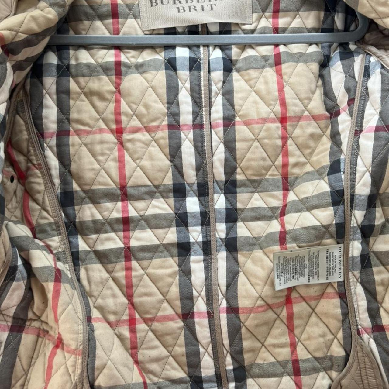 Men's burberry brit classic quilted outlet jacket