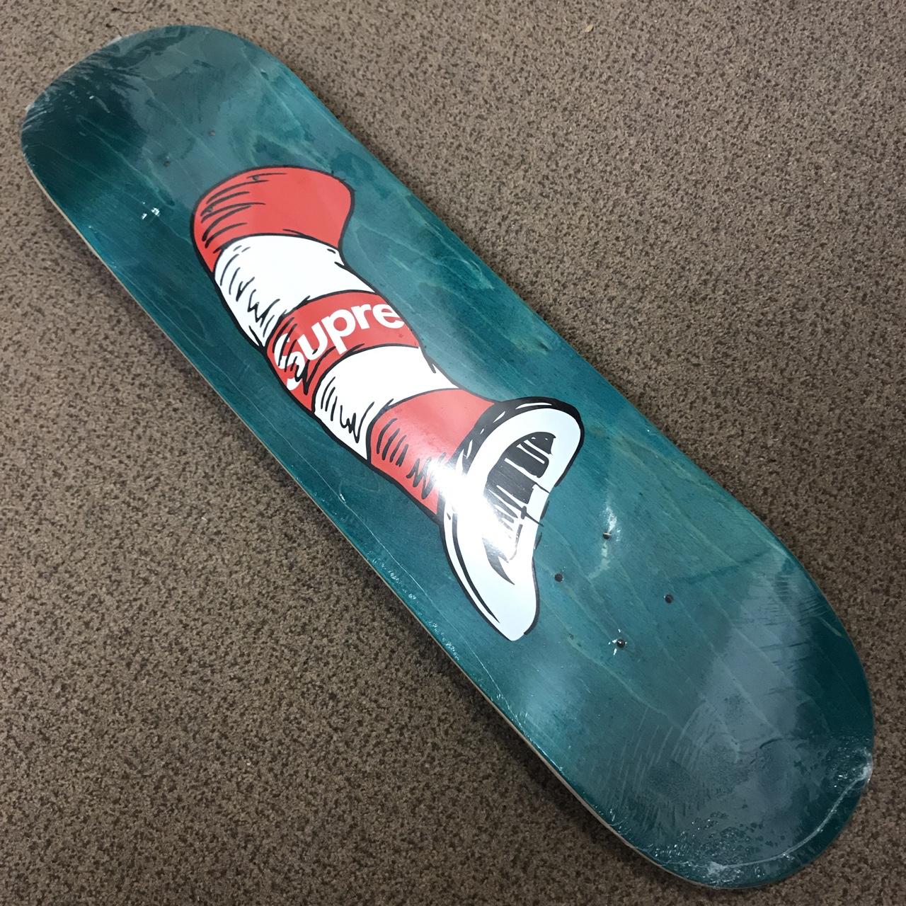 Supreme cat in the hat skateboard Fw18 London meet... - Depop