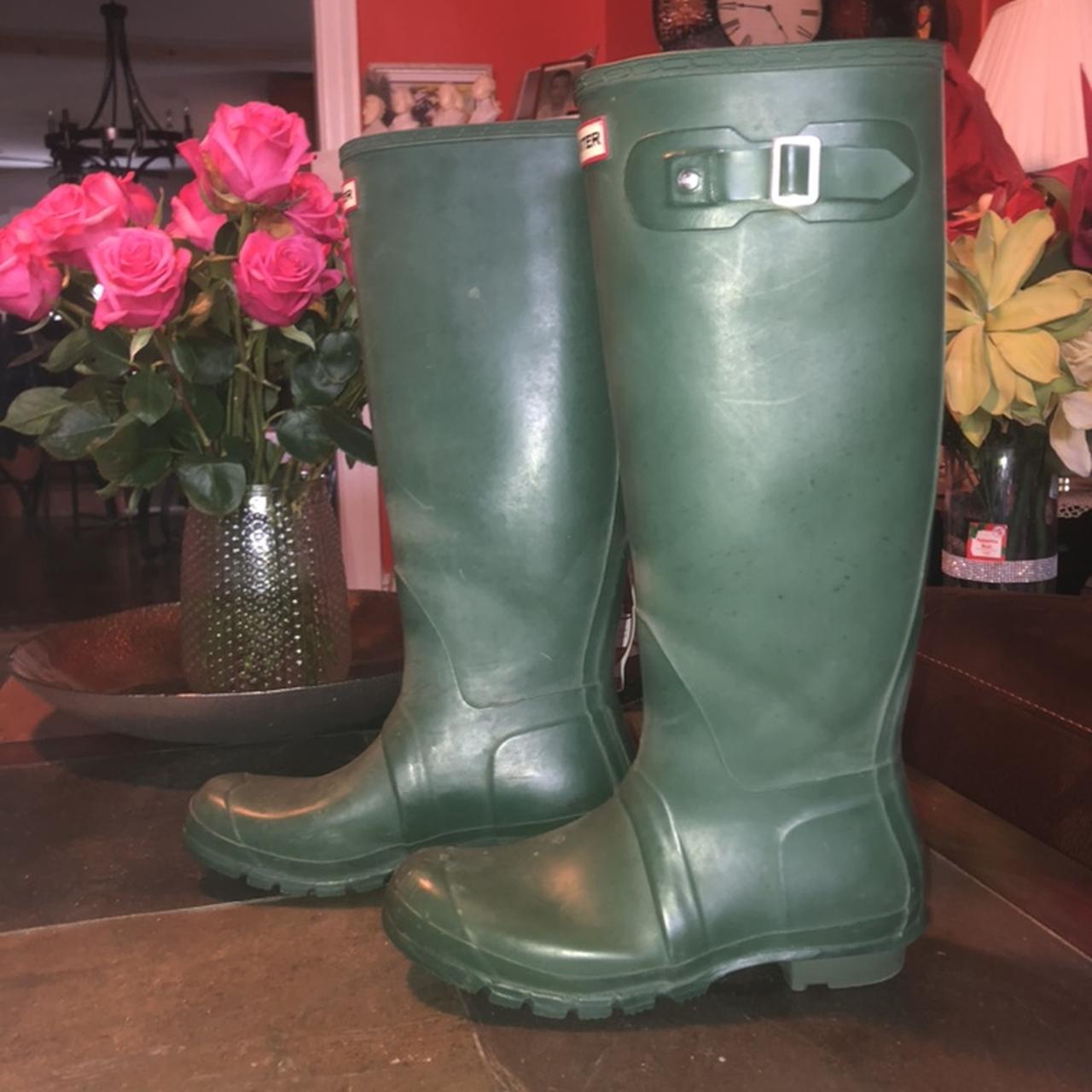 original refined matte rain boot hunter