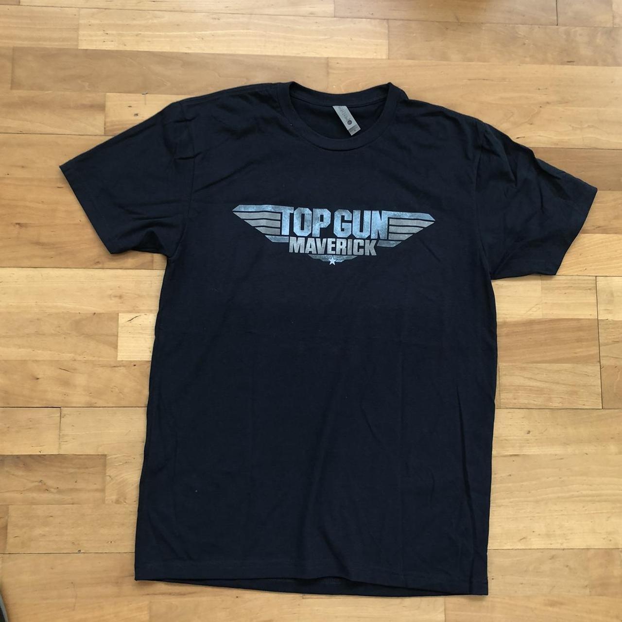 Top Gun - Distressed Logo Navy - T-Shirt