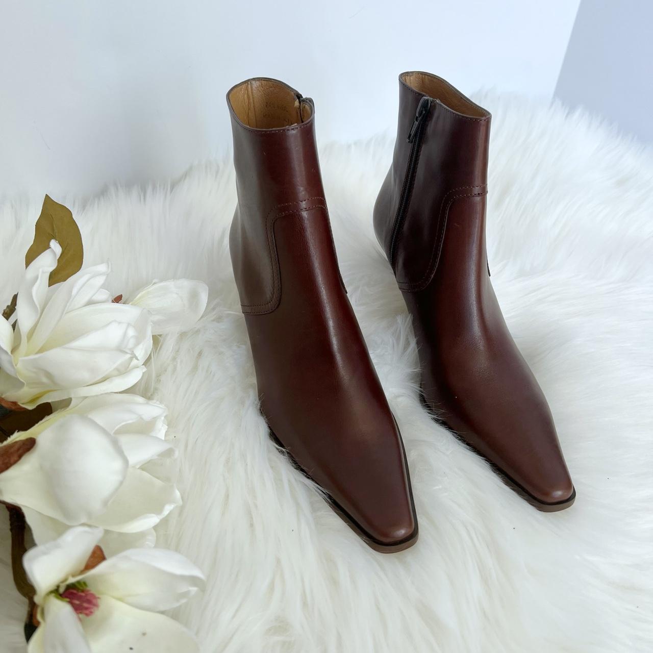 Coach Women's Brown and Burgundy Boots