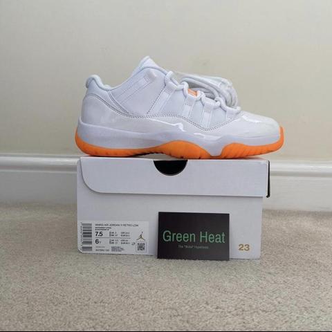 11s orange and white