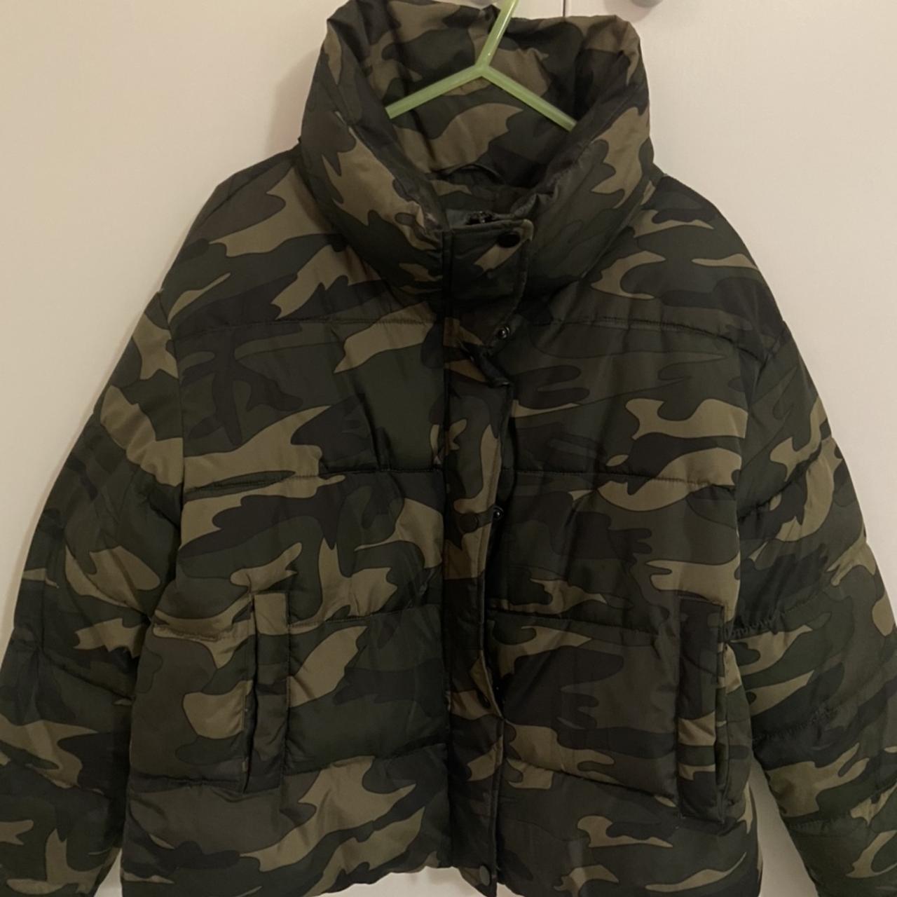 Camo puffer 2025 jacket primark