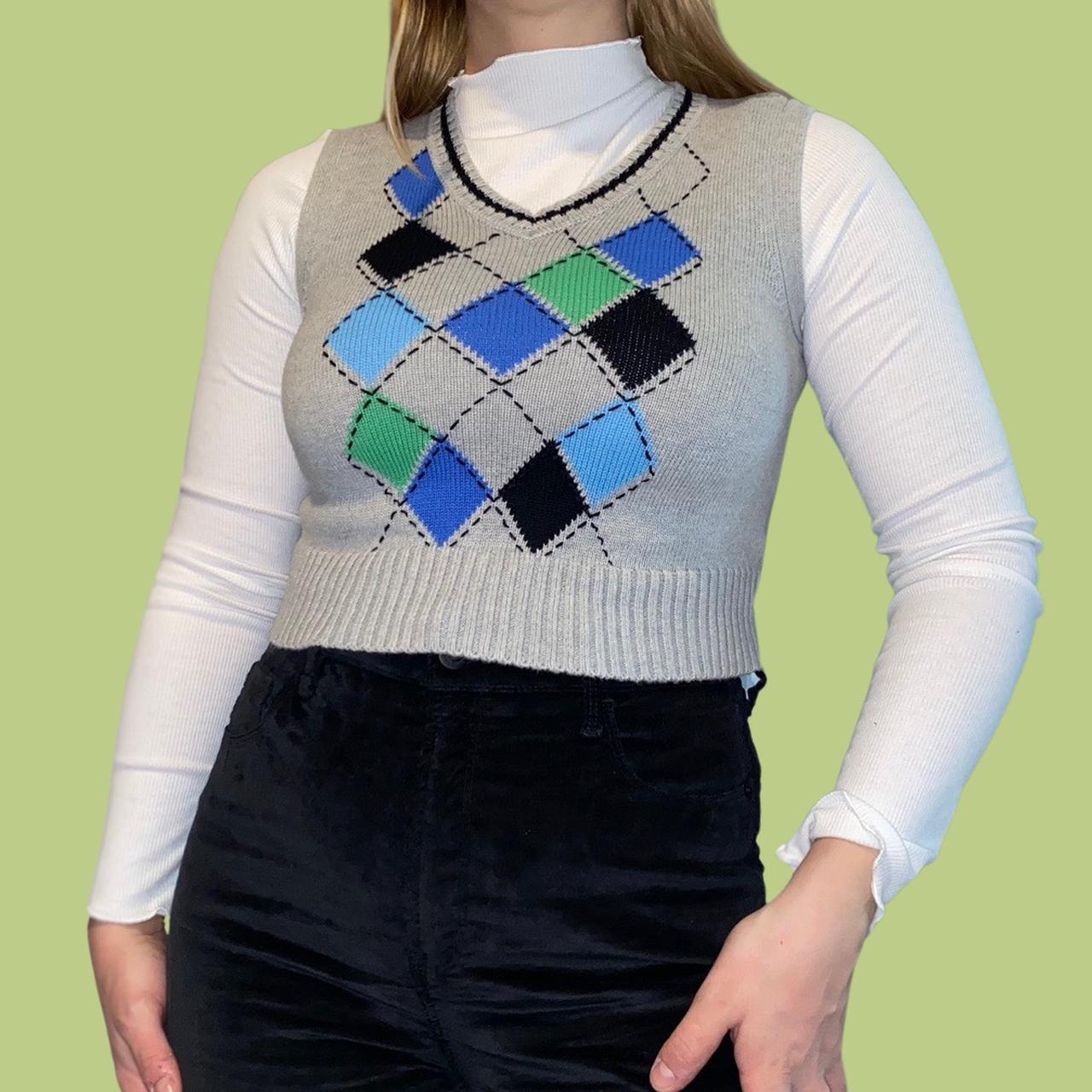 Women's Argyle Sweater Vest