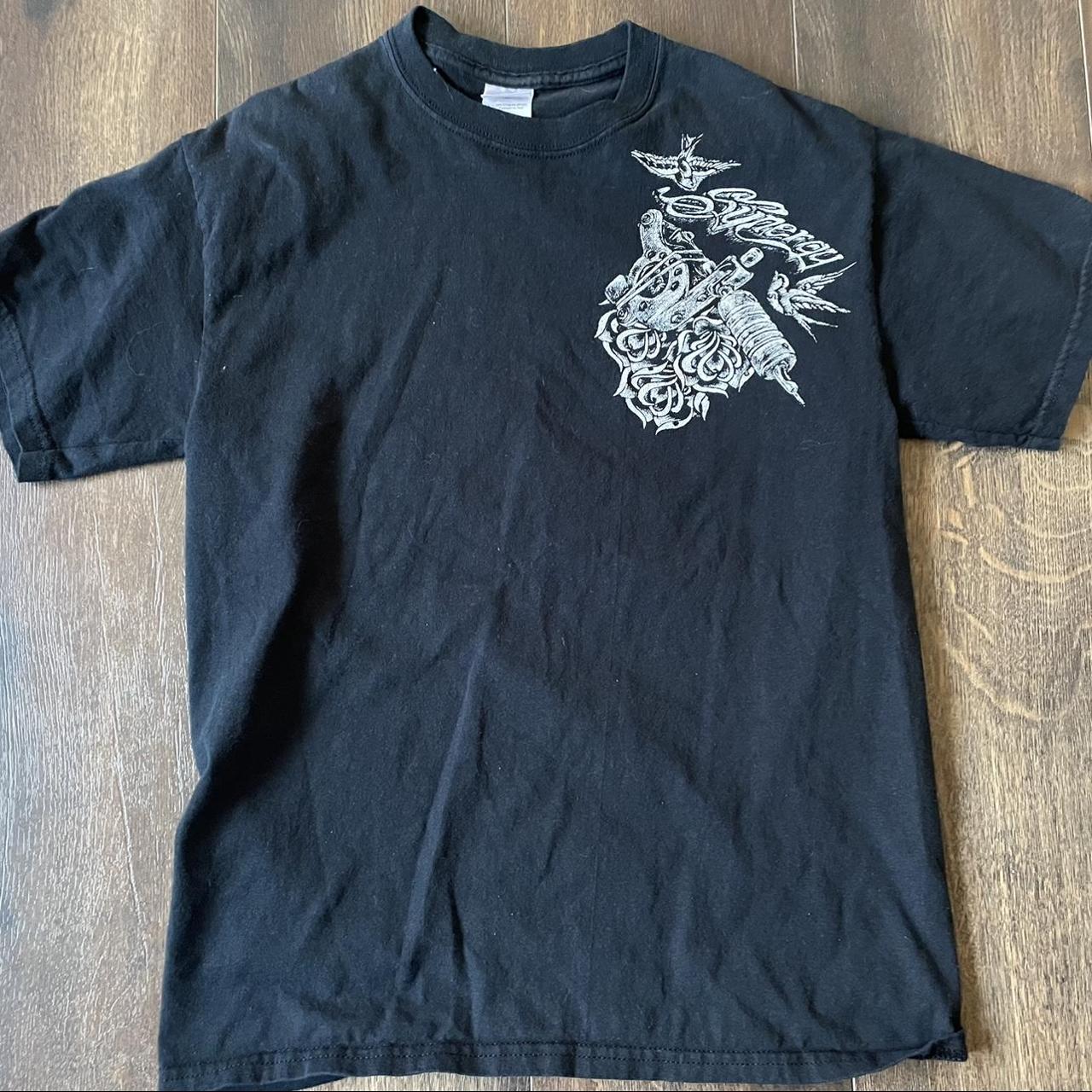 Thrifted Black “Synergy” Shirt #Thrift #thrifting... - Depop