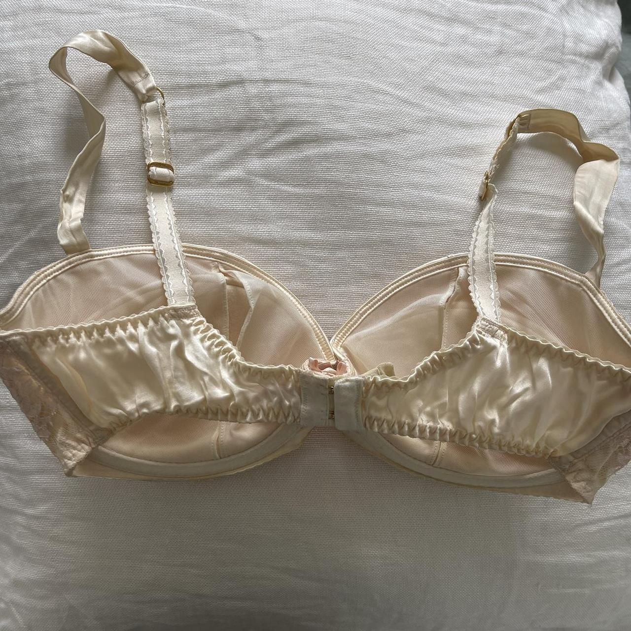 Agent Provocateur Abbey Bra in Cream & Light... - Depop