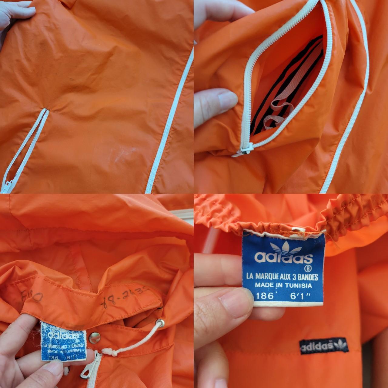 80s Adidas tracksuit set Details nylon windbreaker... Depop