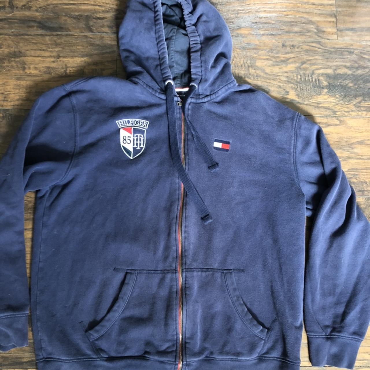 New Age Tommy Hilfiger Hoodie XXL great condition... - Depop