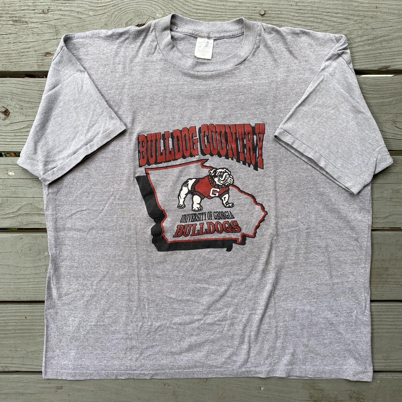 Vintage 1980s University of Georgia UGA Bulldog... - Depop