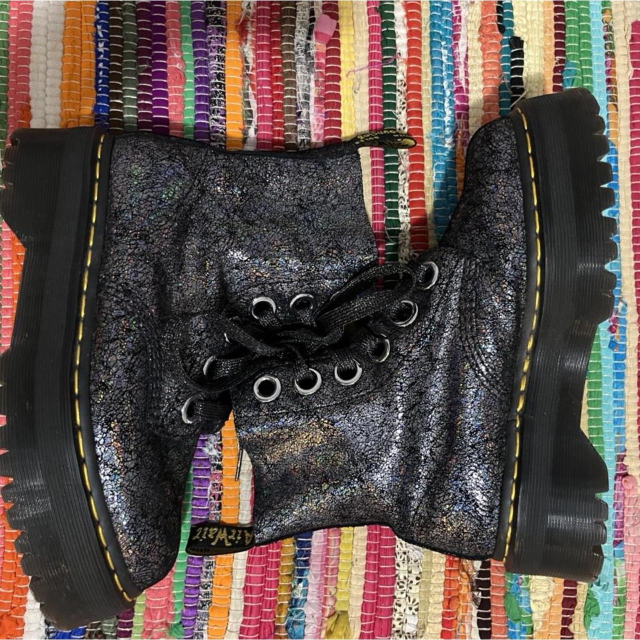 Crackle Boots Molly Crackle Dr Martens Martens MOLLY Iridescent