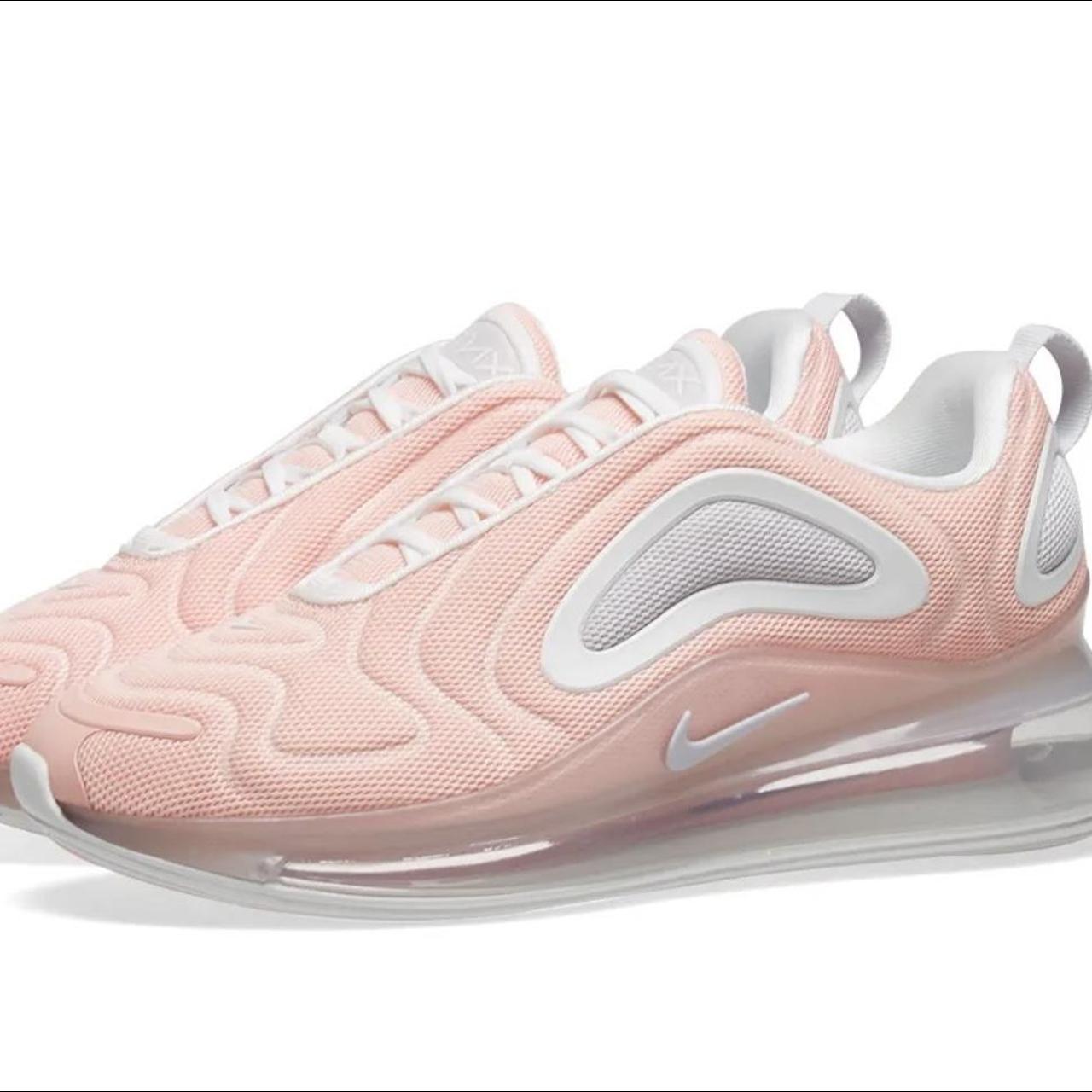 Pink and white 720s nike