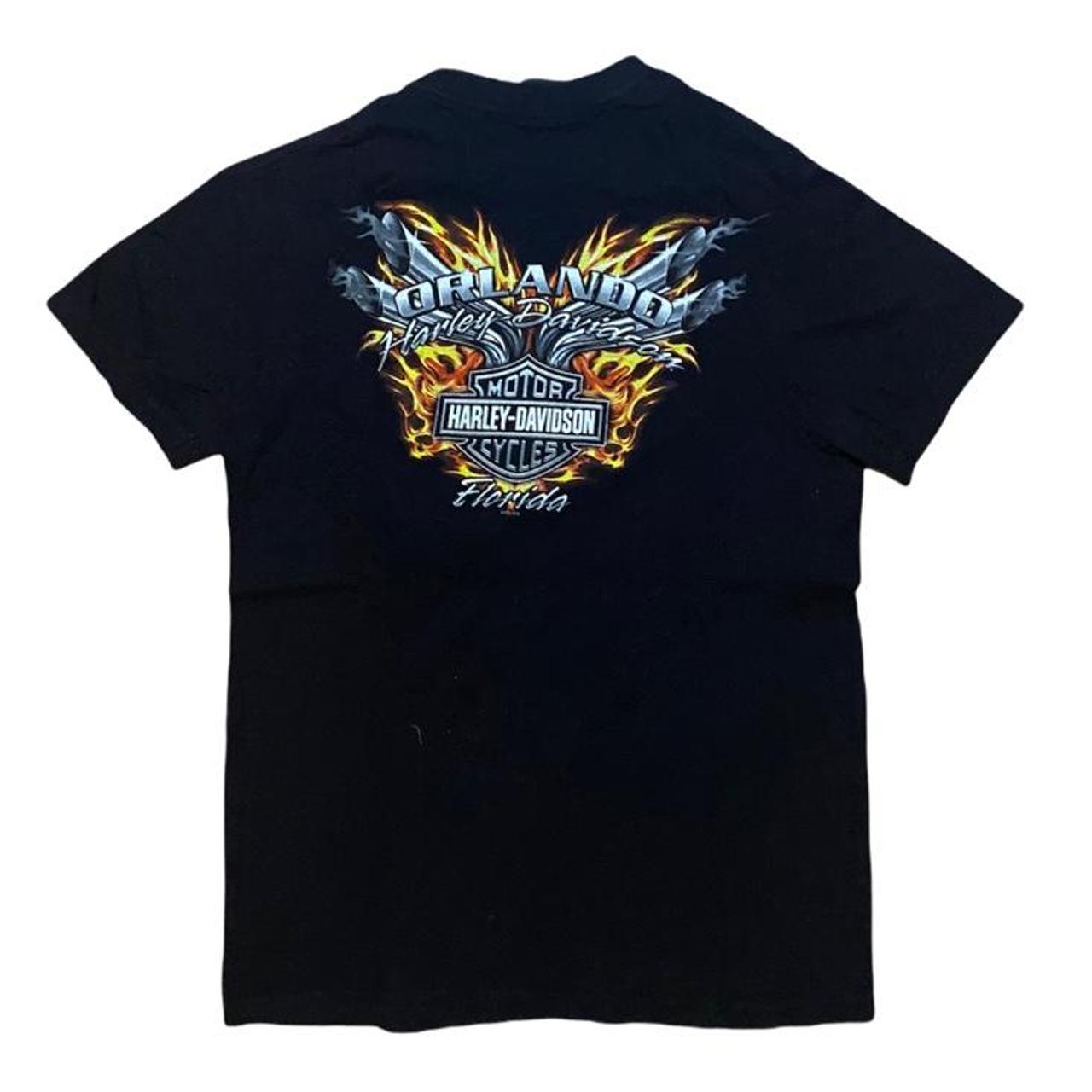 2010 Harley Davidson Flames t -shirt #harley... - Depop