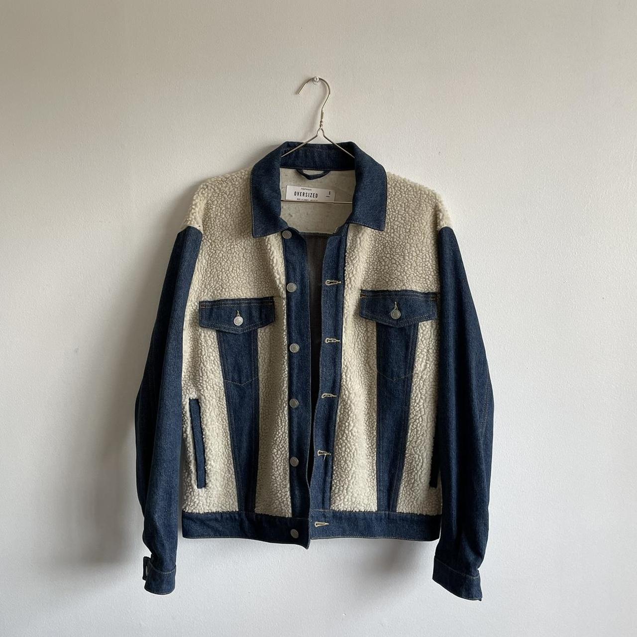 Topman oversized hotsell denim jacket