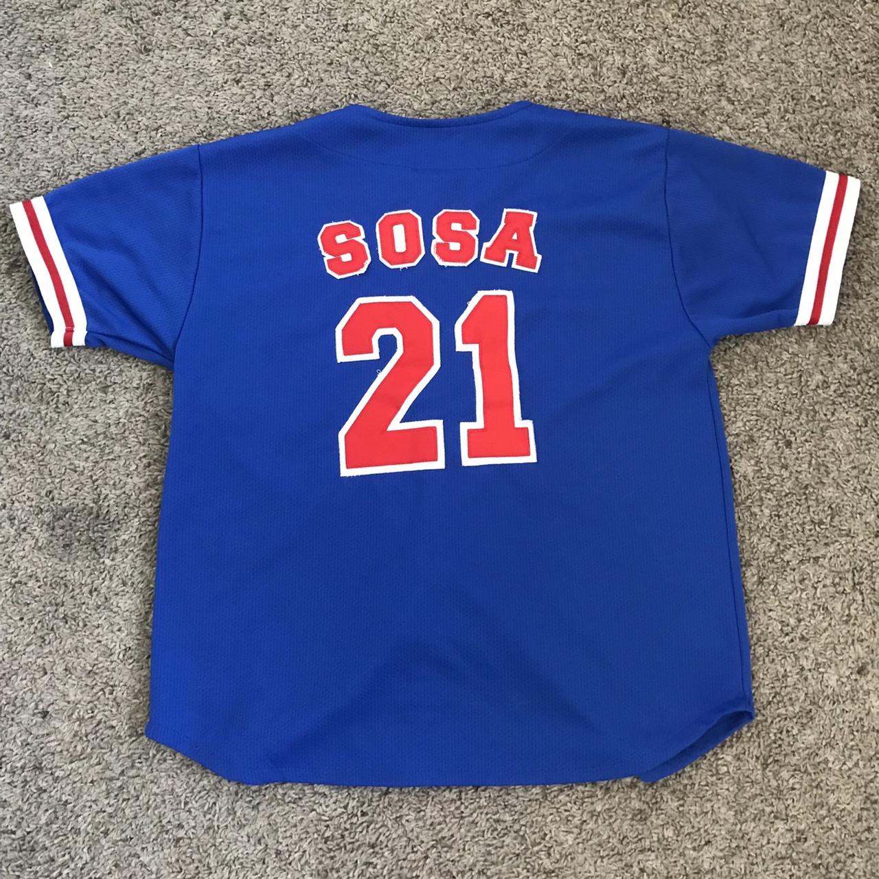 Chicago cubs Sammy Sosa kids baseball jersey size XL - Depop