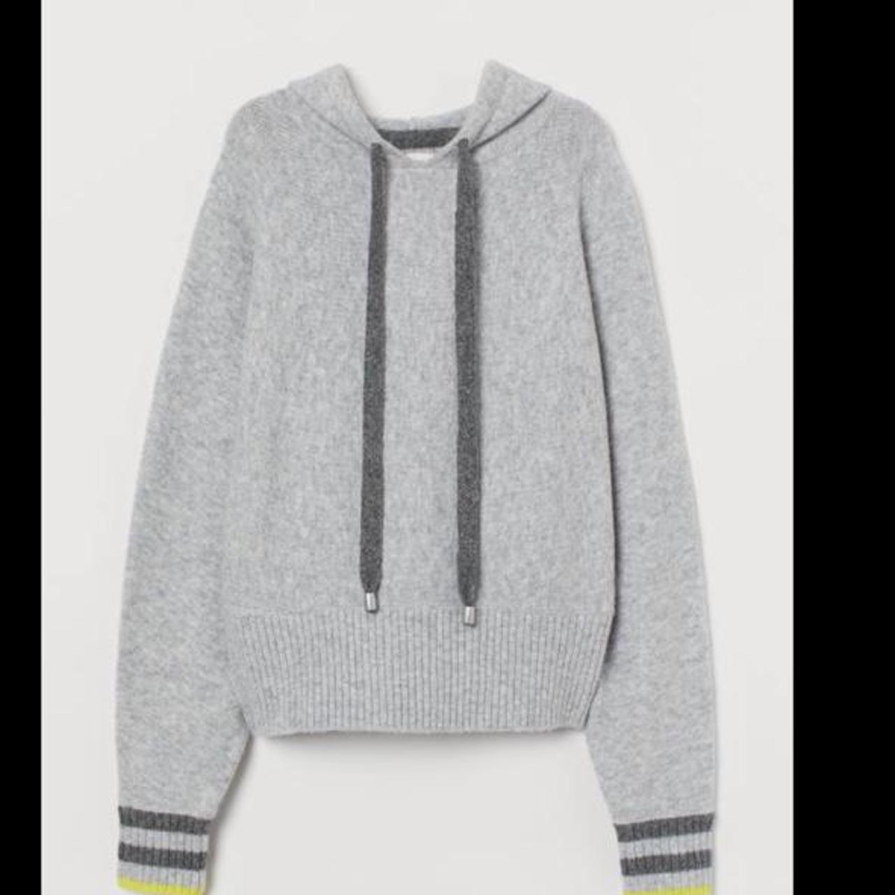 Pringle Women's Grey and Yellow Jumper