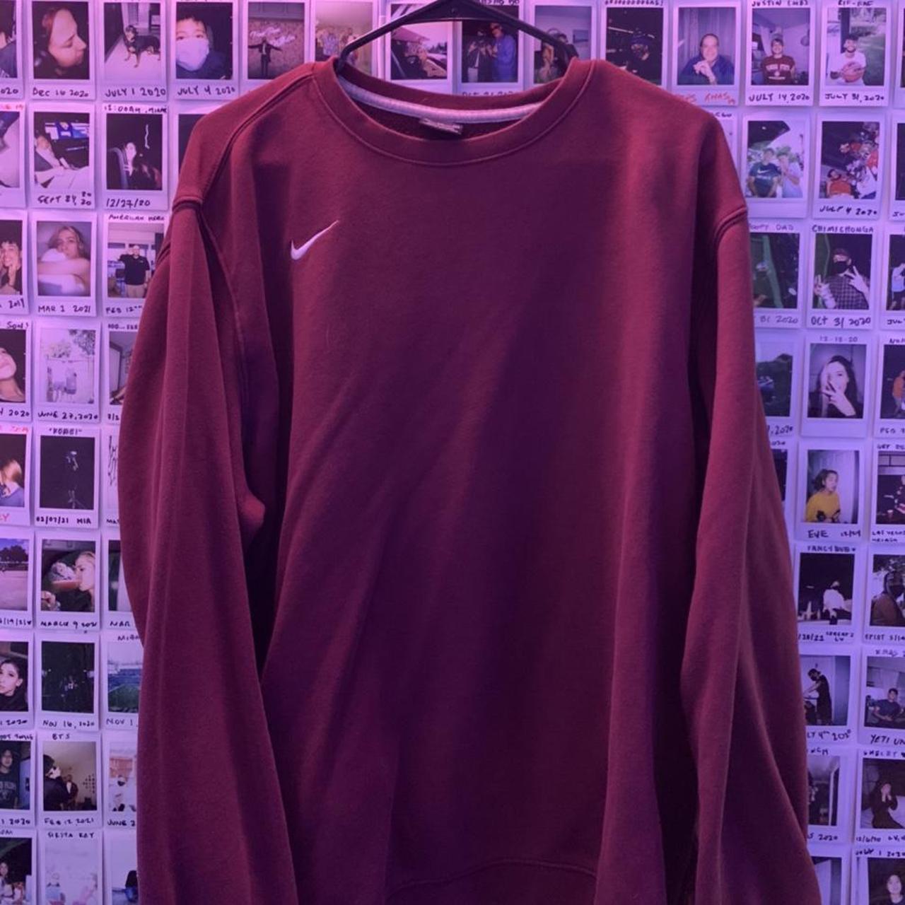 mens nike maroon