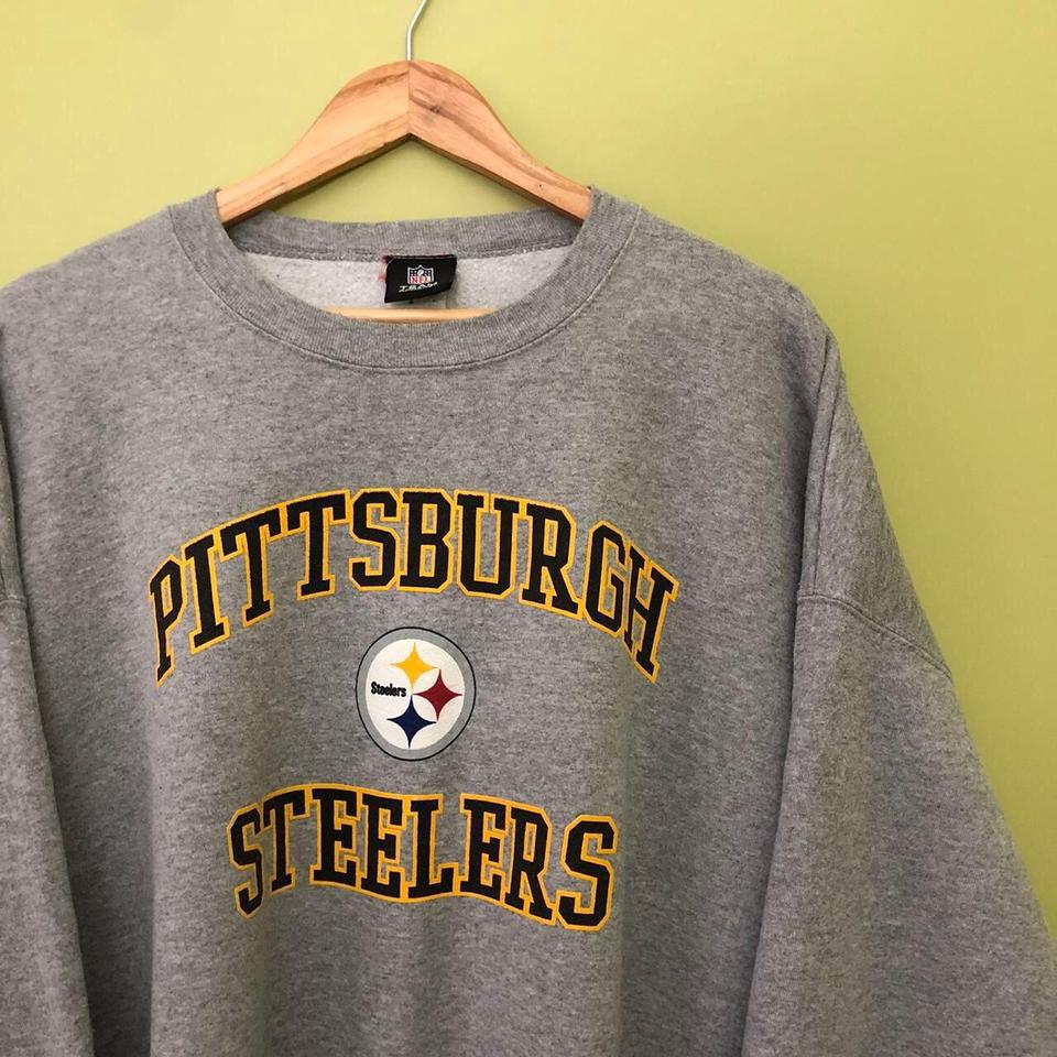 Vintage Pittsburgh Steelers hooded sweatshirt - Depop