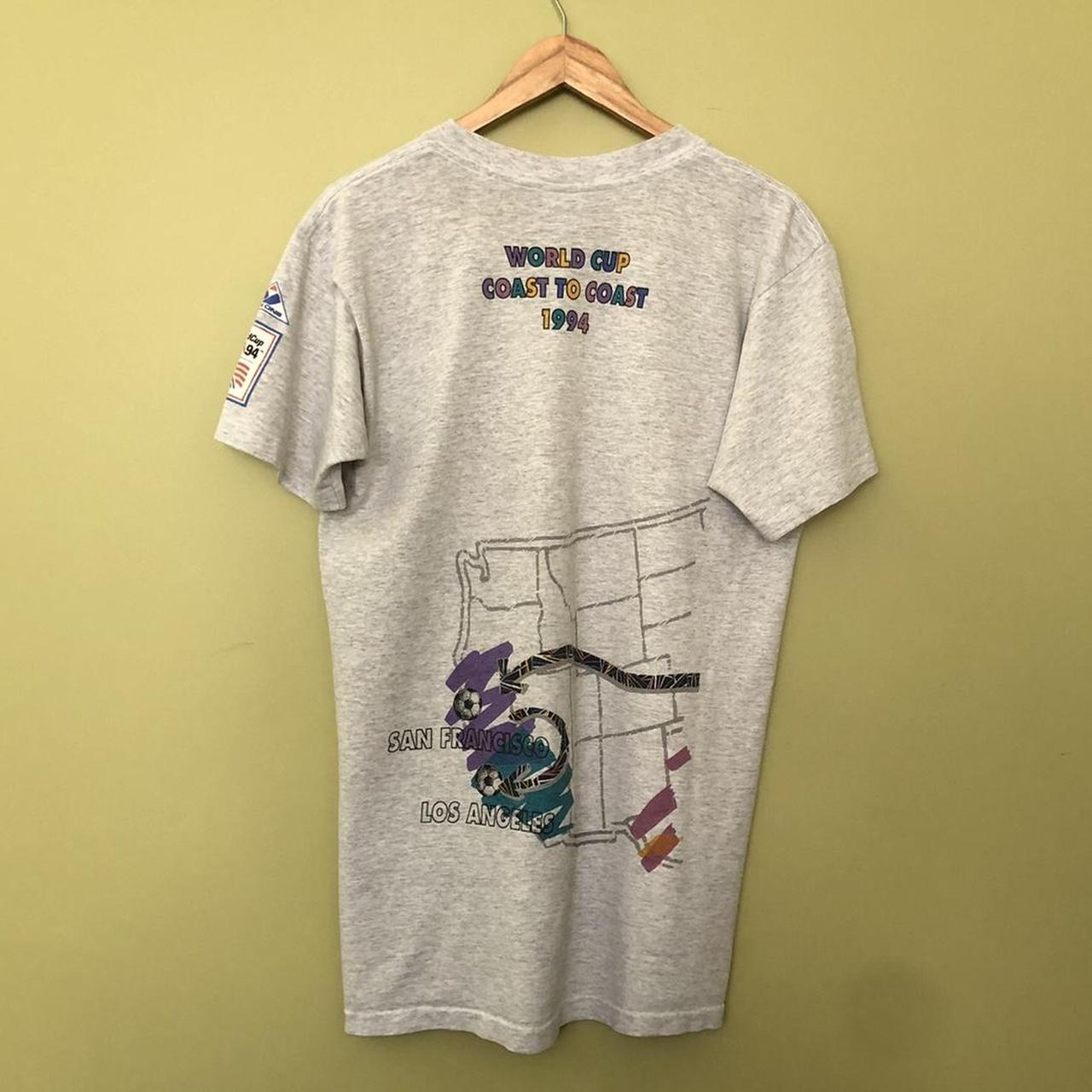 Vintage World Cup 1994 Graphic T Shirt Single Stitch... - Depop