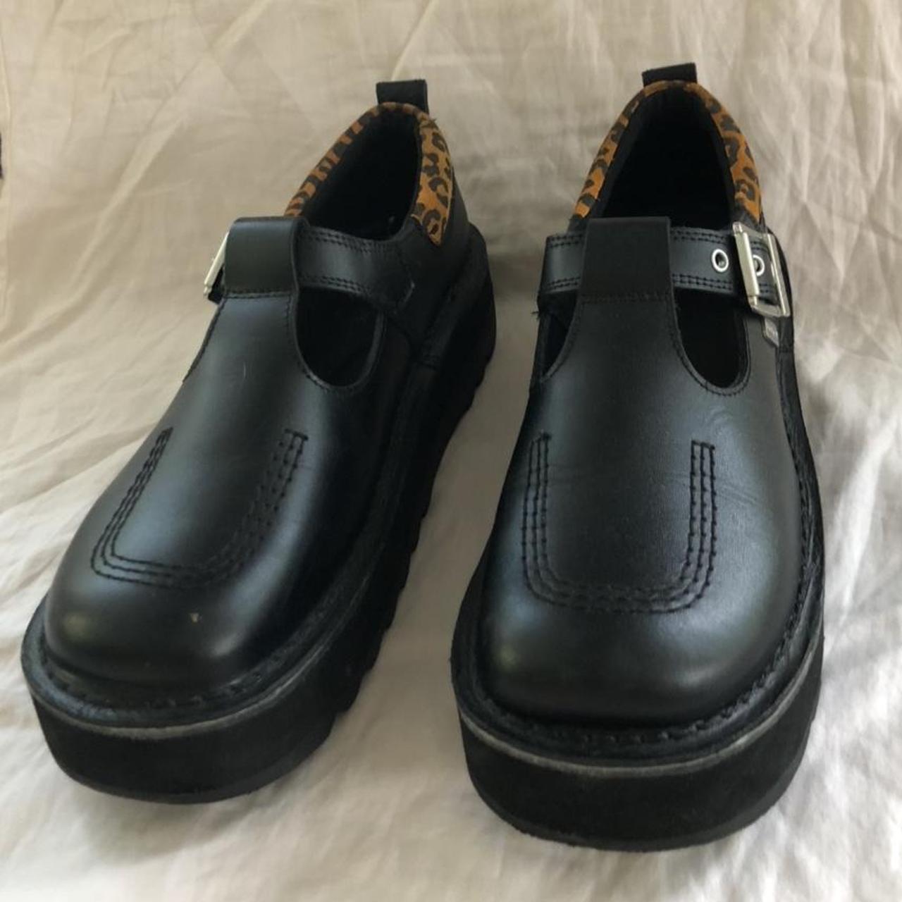 kickers platform loafers